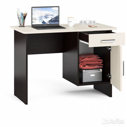 Стол письменный С-мд-1-09 цвет венге/дуб