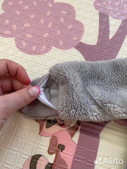 Комбинезон плюшевый новый 62