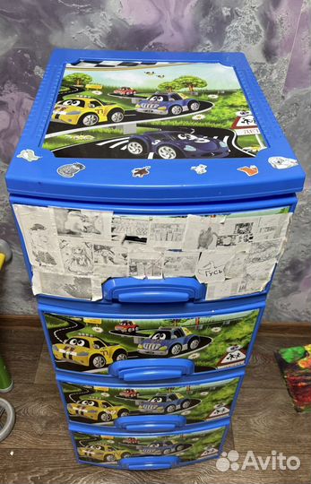 Комод детский пластиковый