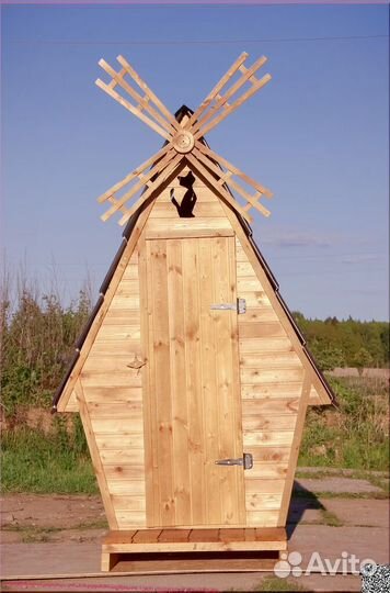 Уличный туалет с установкой