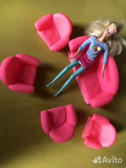 Набор мягкой мебели для кукол 