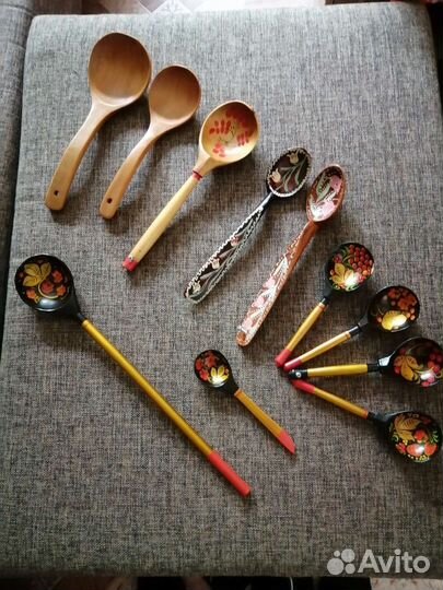 Деревянные ложки хохлома