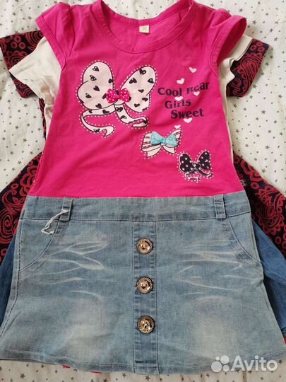 Вещи пакетом для девочки 110