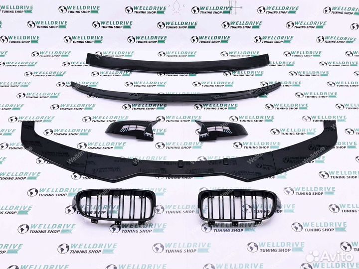 Губа передняя спойлер крышки зеркал BMW 3 F30