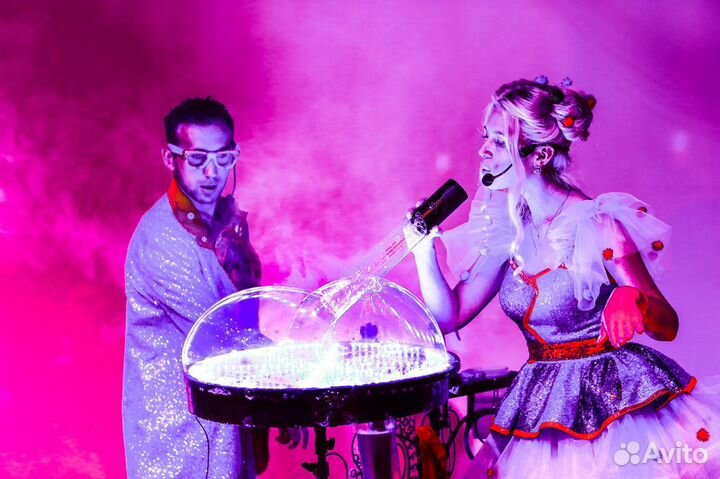 Шоу мыльных пузырей В крыму