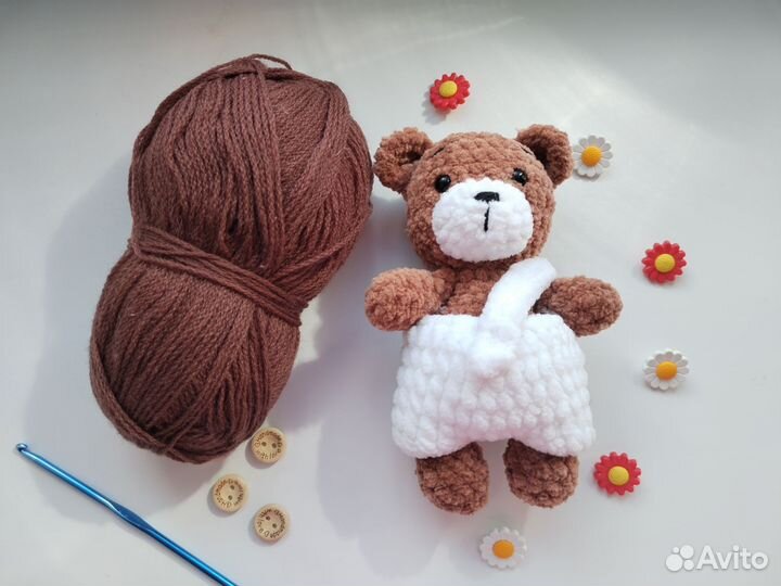 Вязаный мишутка