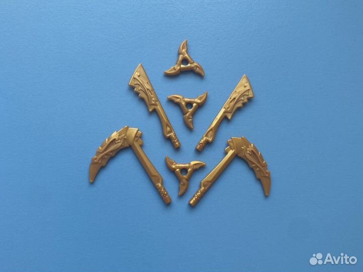 Золотое оружие Lego ninjago из 15 сезона