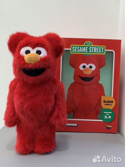 Beabrick x Sesame Street Elmo 400 оригинал