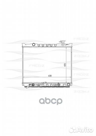 Радиатор KIA Sorento 06- KIA Sorento 06- KK02