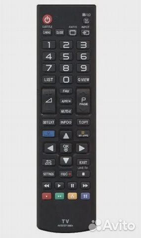 Пульт для телевизоров LG универсальный AKB73715601