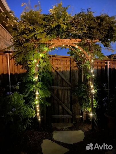 Гирлянда от солнечных батарей 22м