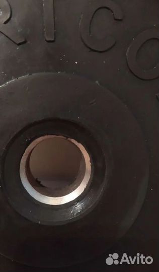 Новые диски обрезиненные, металлич втулка 10 кг