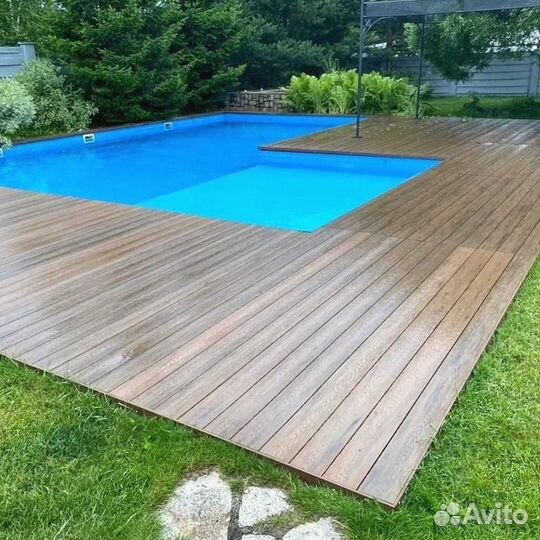 Террасная доска из дпк / Палубная доска