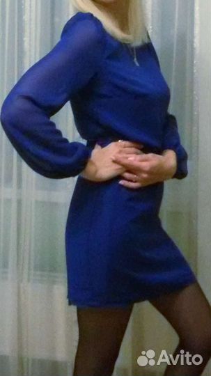 Платье шифоновое женское, р.42