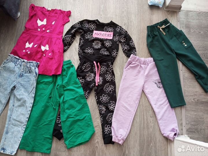 Детские вещи на девочку пакетом 116-122