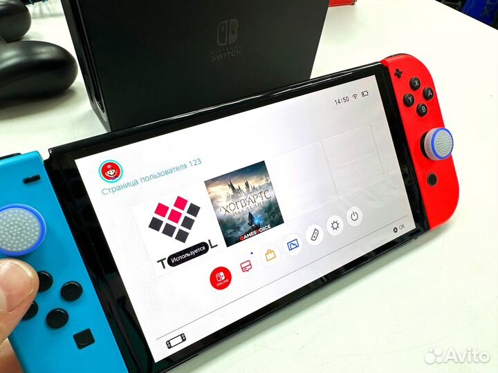 Nintendo Switch Oled Neon (64+128Gb) Б/У
