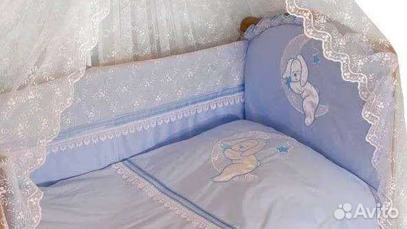 Набор 7 предметов в кроватку