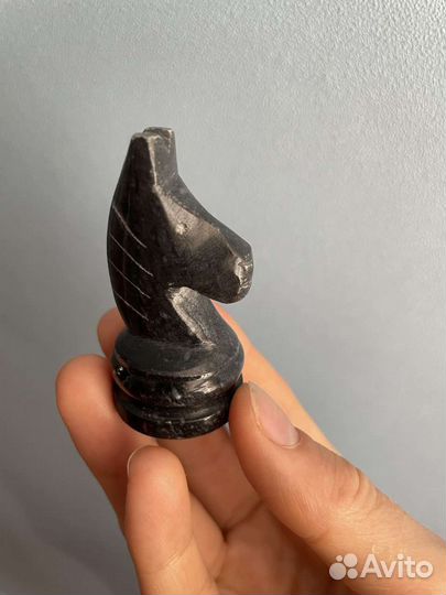 Шахматы каменные ч/б, мрамор