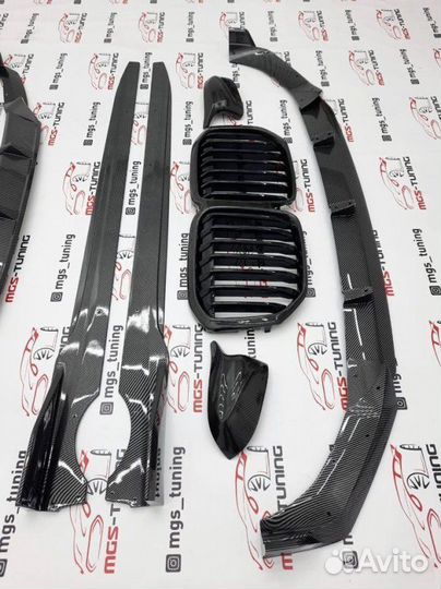 Полный комплект дооснащения BMW X7 G07 Под карбон