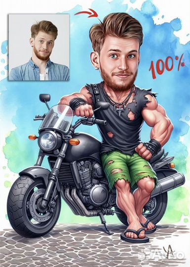 Шарж по фото