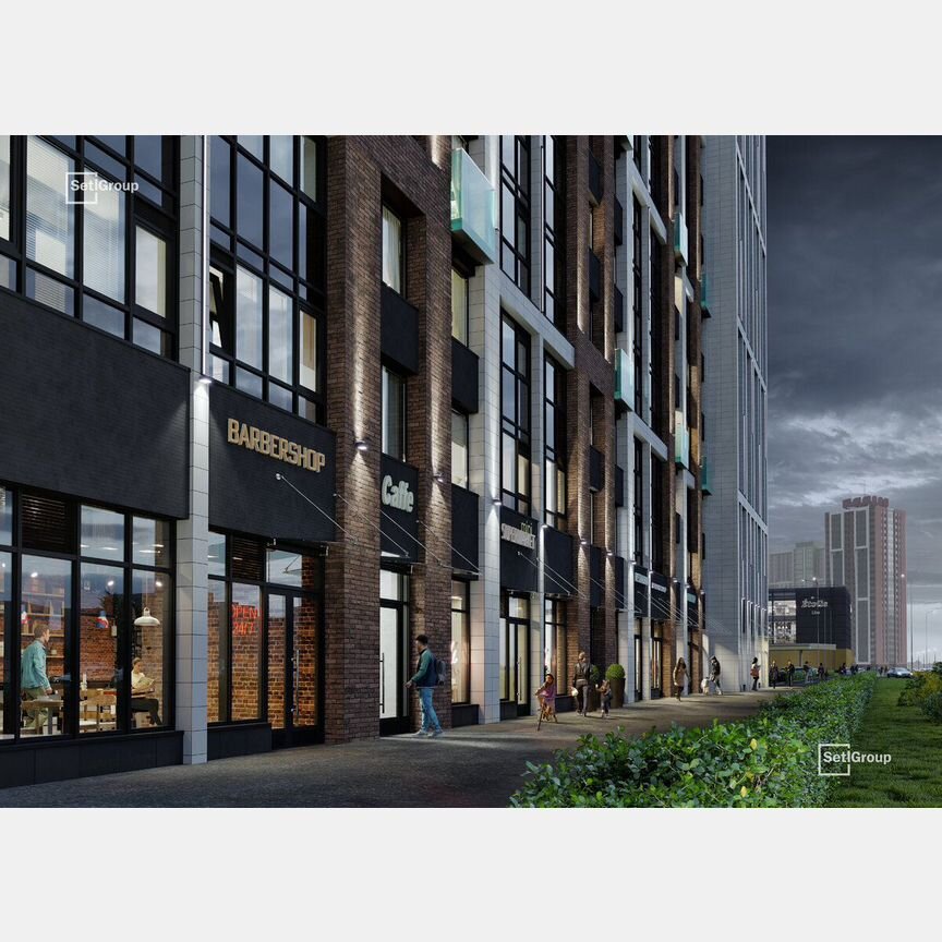2-к. квартира, 69,5 м², 1/12 эт.