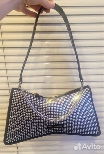 Сумка Karl Lagerfeld чёрная стразы K/seven element