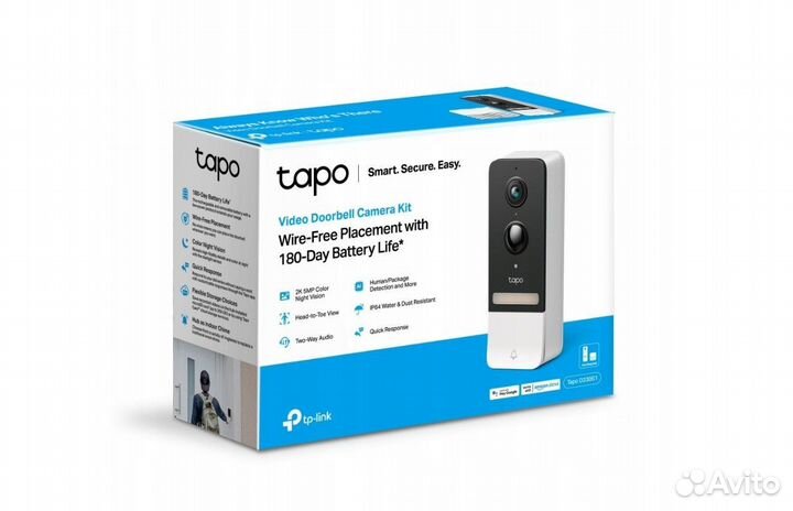 Смарт-видео-домофон TP-Link Tapo D230S1