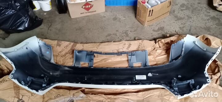 Бампер задний audi a3 3d 2012 белый цвет