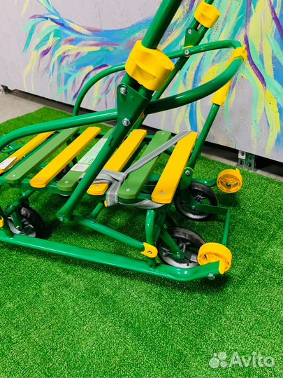 Санки детские «Nikki 3» зеленый (арт. N3/З2)