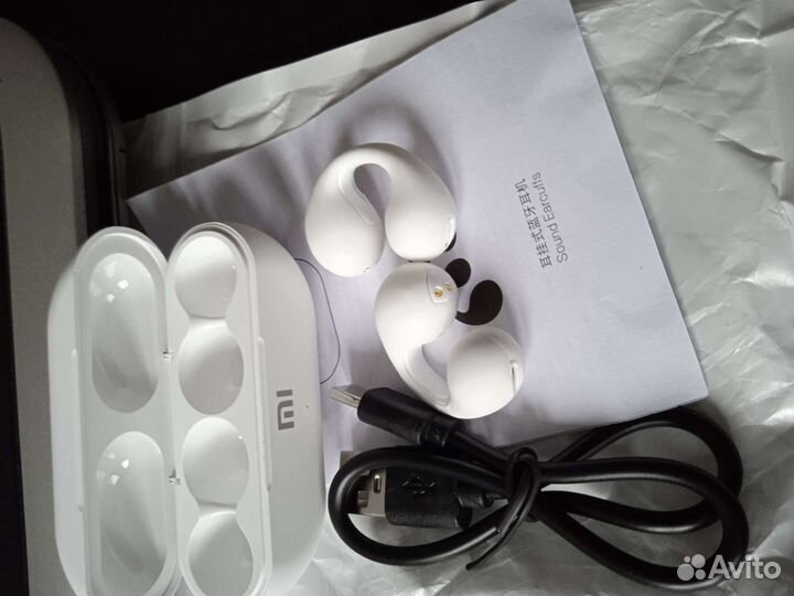 Блютуз наушники с костной проводимостью