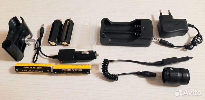 Подствольный фонарь HQ-709-P50 на два аккумулятора