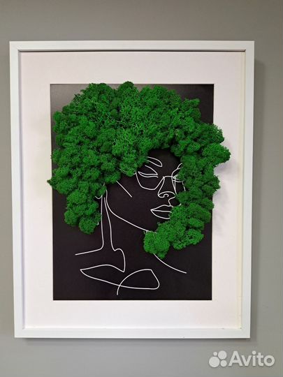 Постеры,картина из зелени,картины их мха,декор