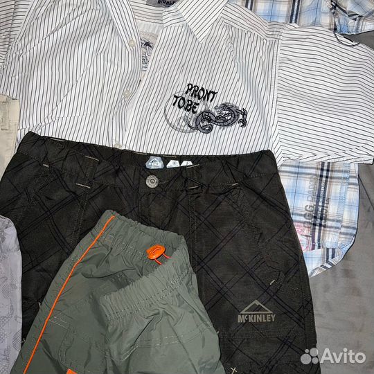 Рубашки, шорты, футболки р.140-152