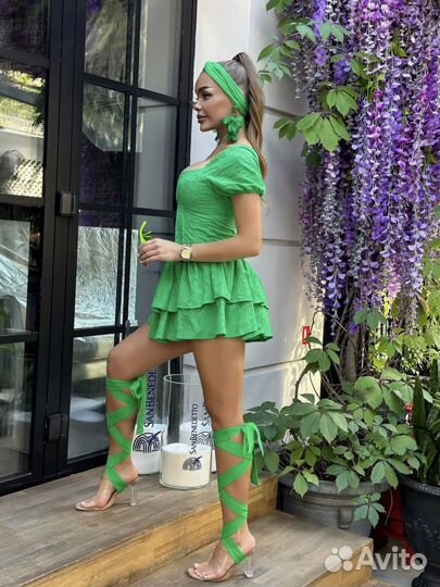 Комбинезон с шортами женский летний 40-42