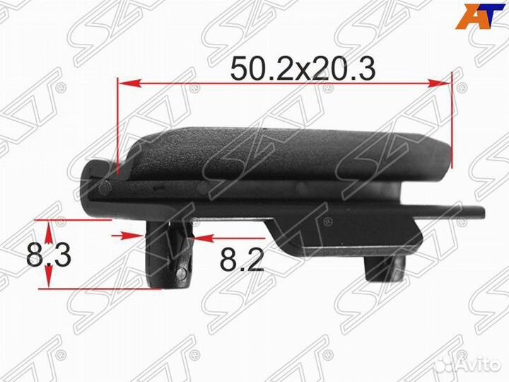 Клипса крепления фары lexus RX300 98-03 низ (1 шт