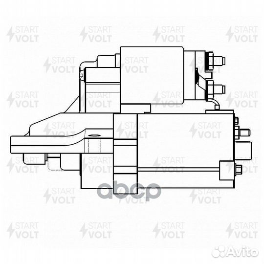 Стартер для а/м Ford Focus II (04) /C-Max (07)