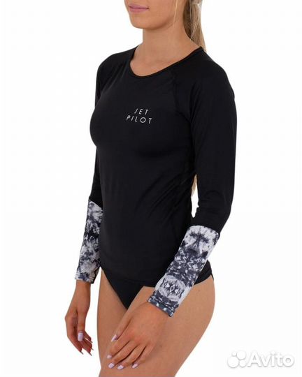 Женская гидромайка с длинным рукавом Tie Dye L/s R