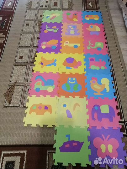 Детский коврик пазл