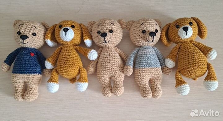 Вязаные игрушки заяц