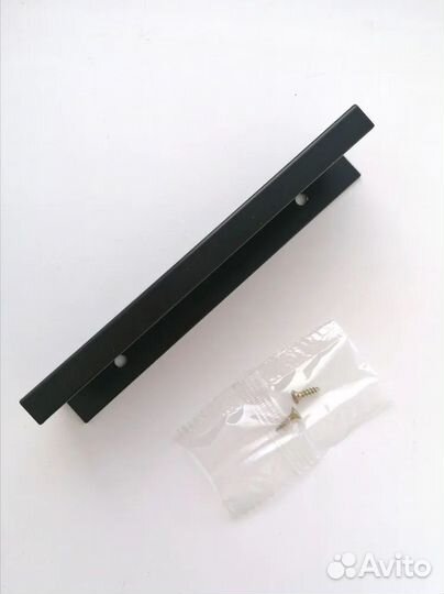 Мебельные ручки черные матовые 146мм,комплект 4 шт