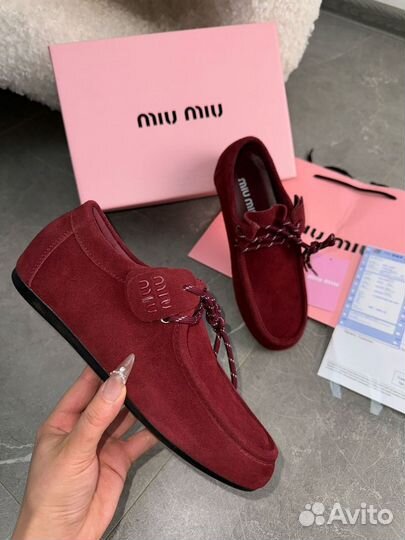 Лоферы женские от MIU MIU