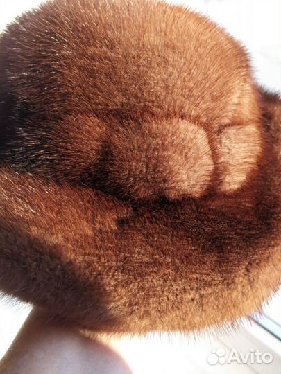 Шапка из норки женская