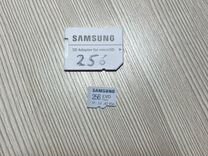 Карта памяти micro sd 256 Samsung