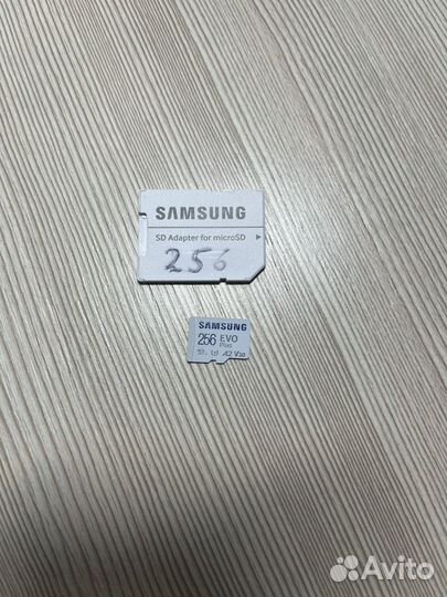 Карта памяти micro sd 256 Samsung