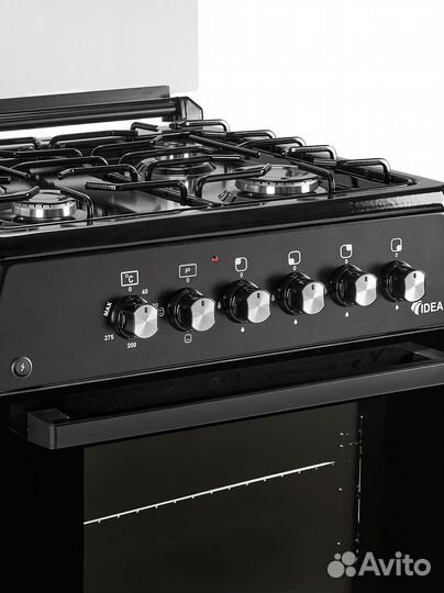 Плита комбинированная ideal L 115 серая