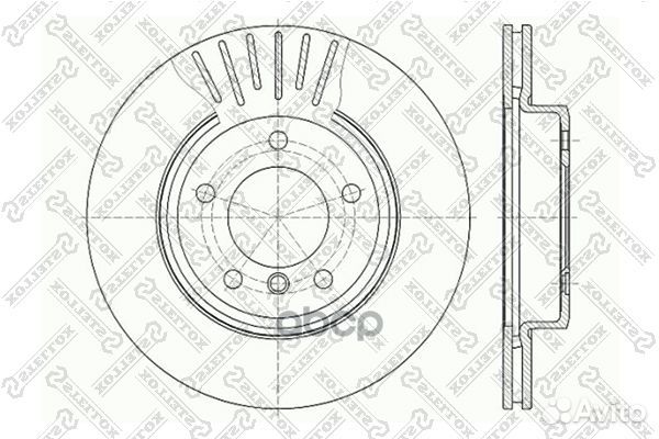 6020-1540V-SX диск тормозной передний BMW E46