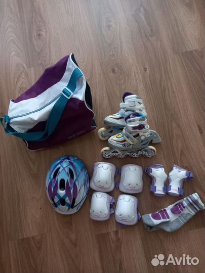 Детские ролики и защита