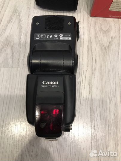 Вспышка canon speedlite 580 ii