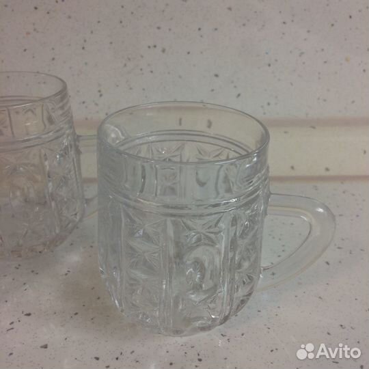 Кружки хрустальные