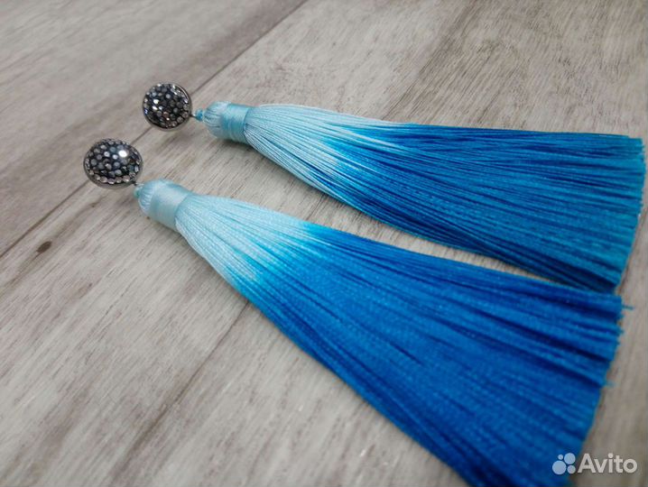 Серьги-кисти